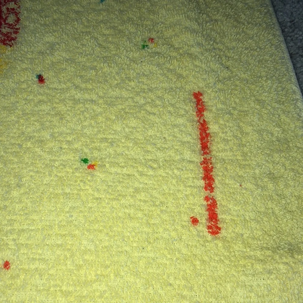 VINTAGE Disney Mickey Mouse Cannon Bath‎ Towel
